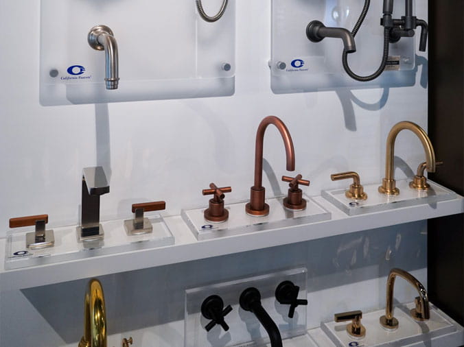 California Faucets at the Bath & Kitchen showroom at Penstan Supply Cranberry PA