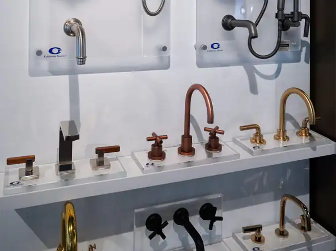 California Faucets at the Bath & Kitchen showroom at Penstan Supply Cranberry PA